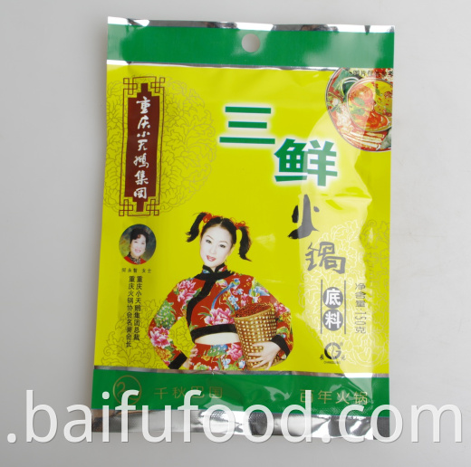 Three fresh hot pot bottom material 150g